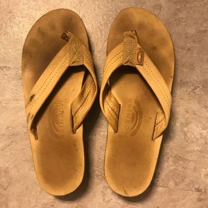 Sierra Brown Rainbow Sandals Double Layer w/ Arch